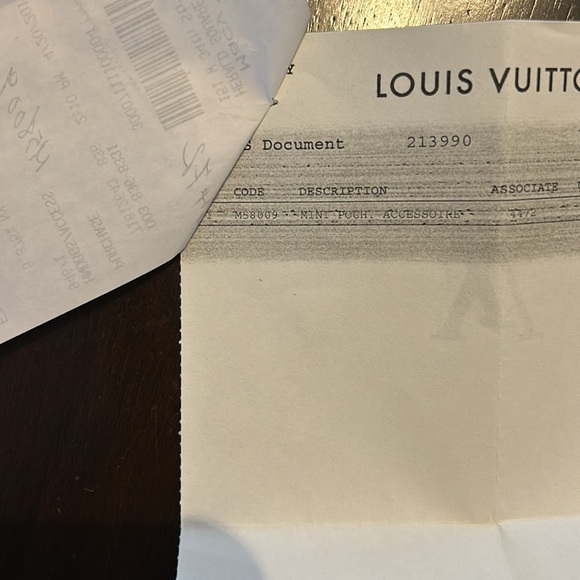 AUTHENTIC LV mini pochette with chain - Picture 4 of 4